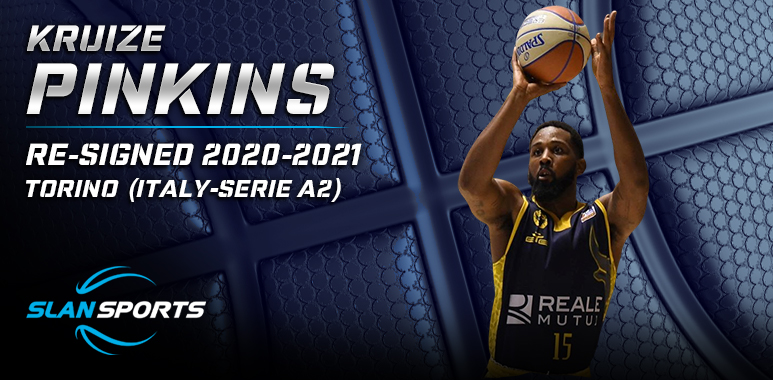 Kruize Pinkins Re-signs in Italy!