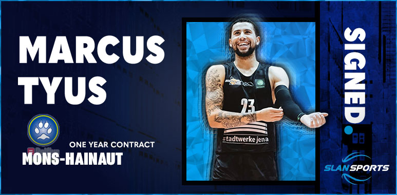 Marcus Tyus Signs in Belgium!